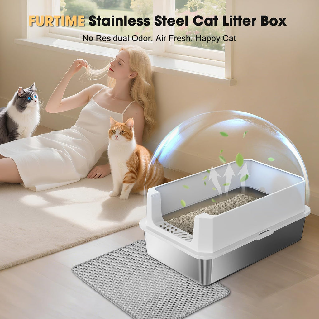 Stainless Steel Cat Litter Box L5397