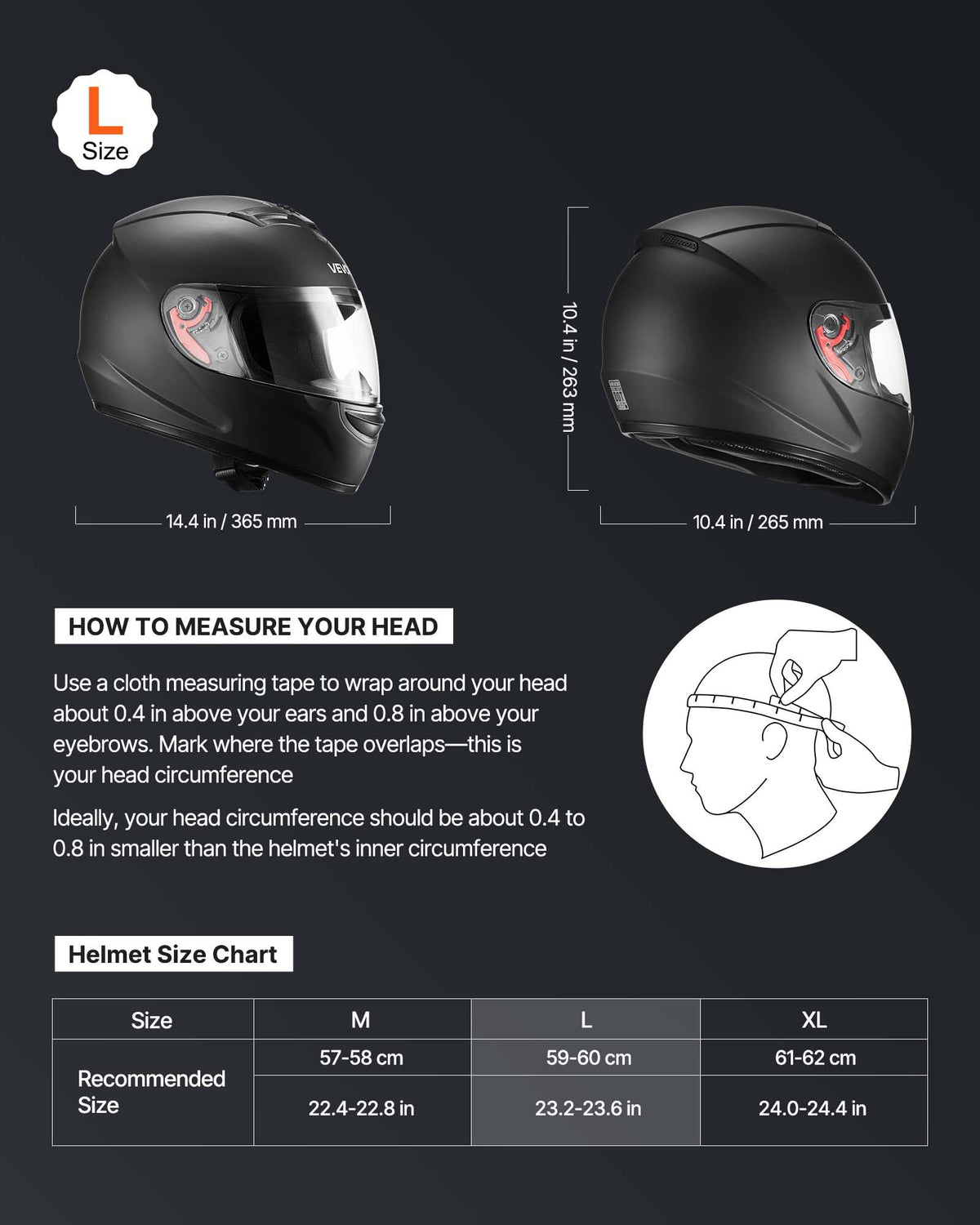 Full Face Motorcycle Helmet DOT Approved Dual Visor Interchangeable Lens S80480