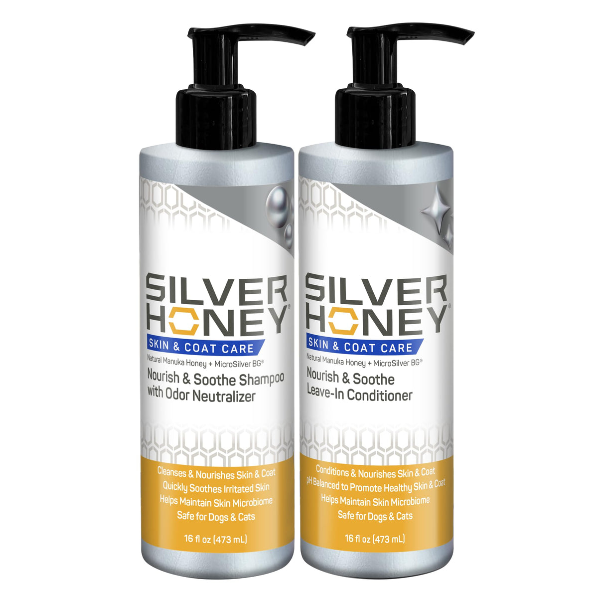 Silver Honey Skin & Coat Care Grooming 2pc Combo X210007