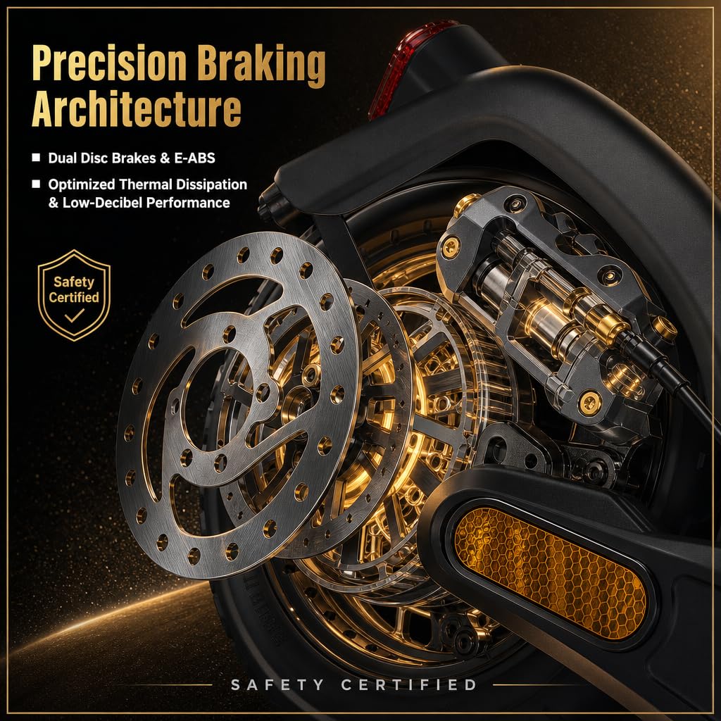 Electric Scooter, 28 MPH, 1000W, 38-Mile Range L79852
