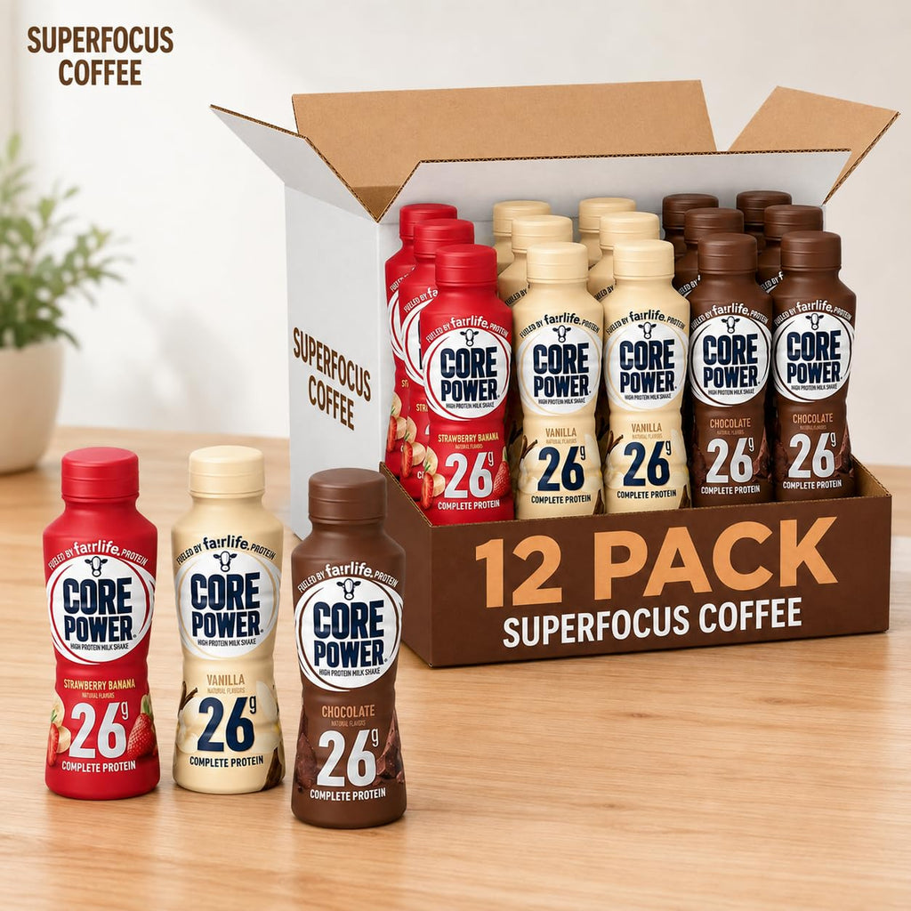 High Protein Milk Shakes Variety 12 Pack 14 Fl Oz L964