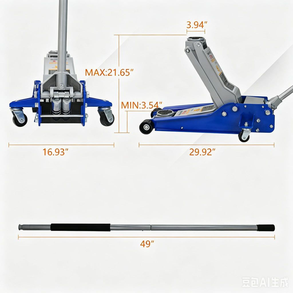 5 Ton Ultra Low Profile Hydraulic Floor Jack W872110