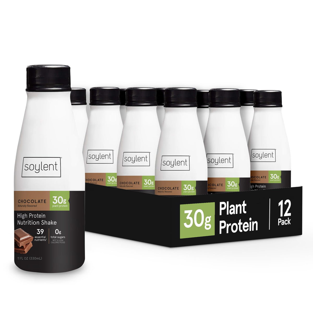 Chocolate Vegan Protein Shake 11oz 12 Pack Y86722