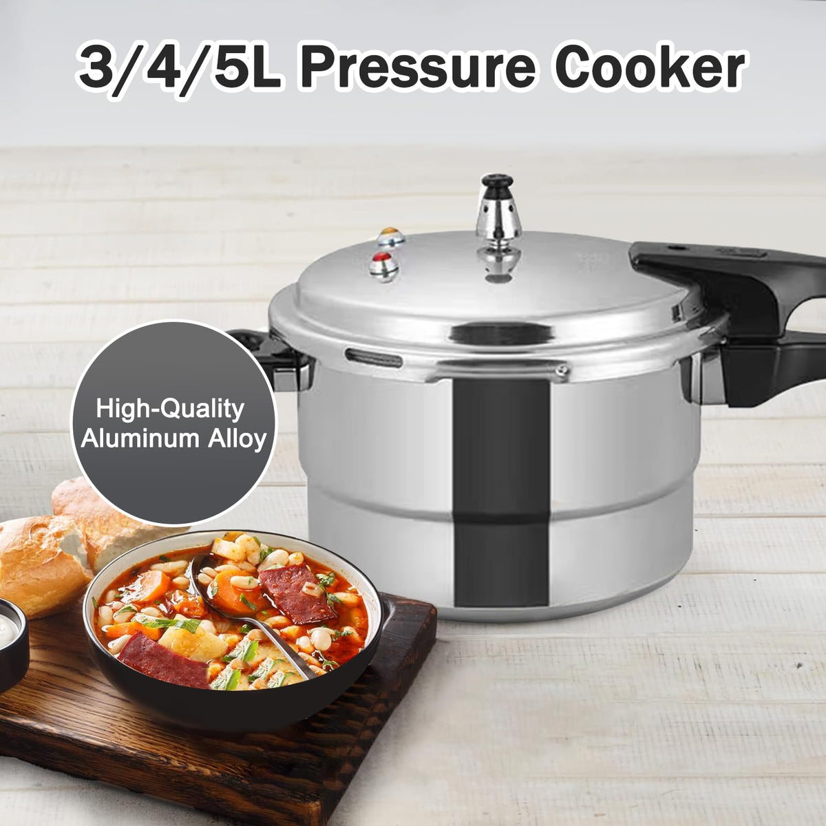 3 Quart Aluminum Pressure Cooker W607559