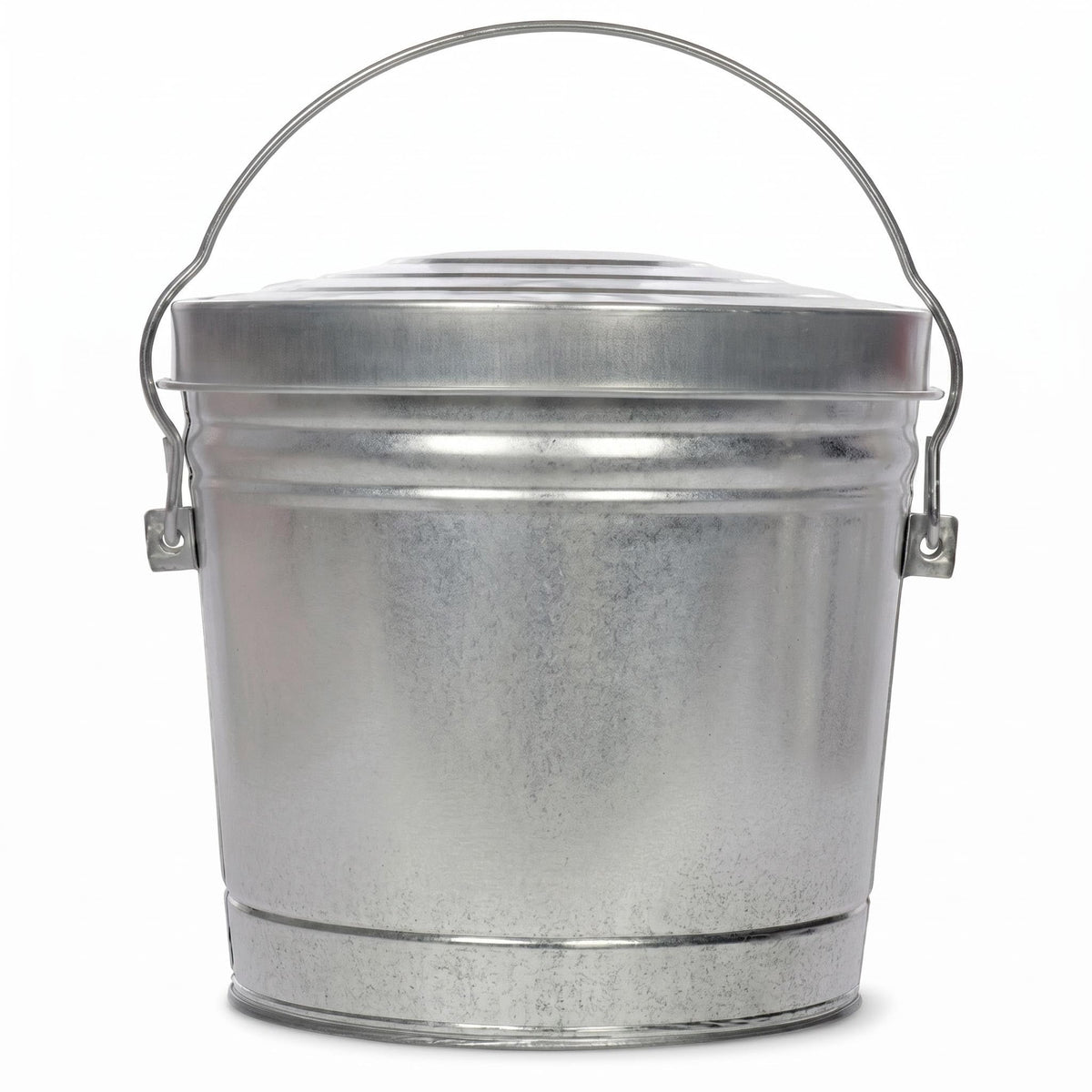 6 Gallon Galvanized Steel Locking Lid Storage Can C271001