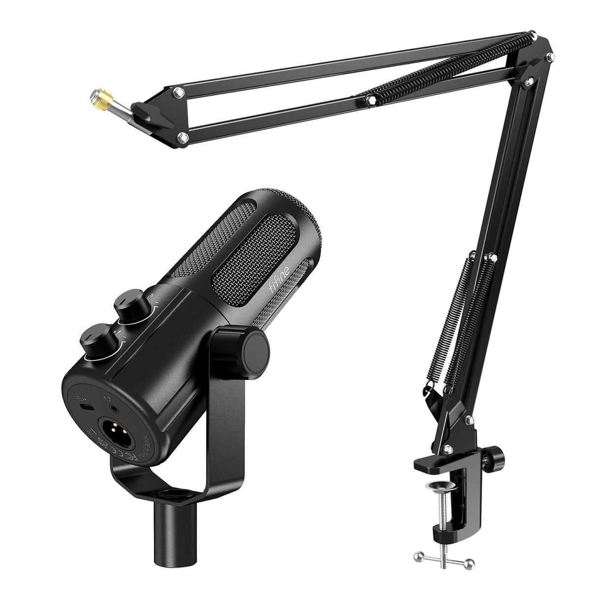 XLR/USB Dynamic Microphone Kit with Boom Arm R42415