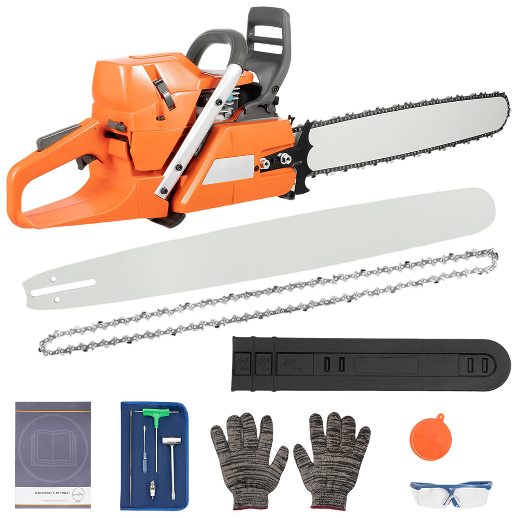 72CC Gas Chainsaw 2 Stroke 24'' Guide Board P101