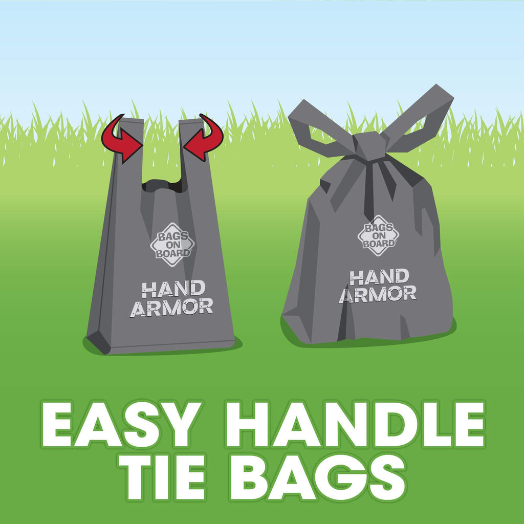 Dog Poop Bags with Easy Tie Handles, 200 Count F987007
