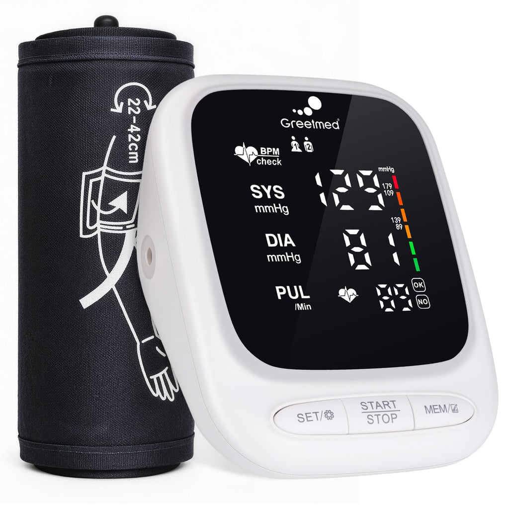 Automatic Upper Arm Blood Pressure Monitor with Adjustable 8.7"-16.5" Cuff O41262