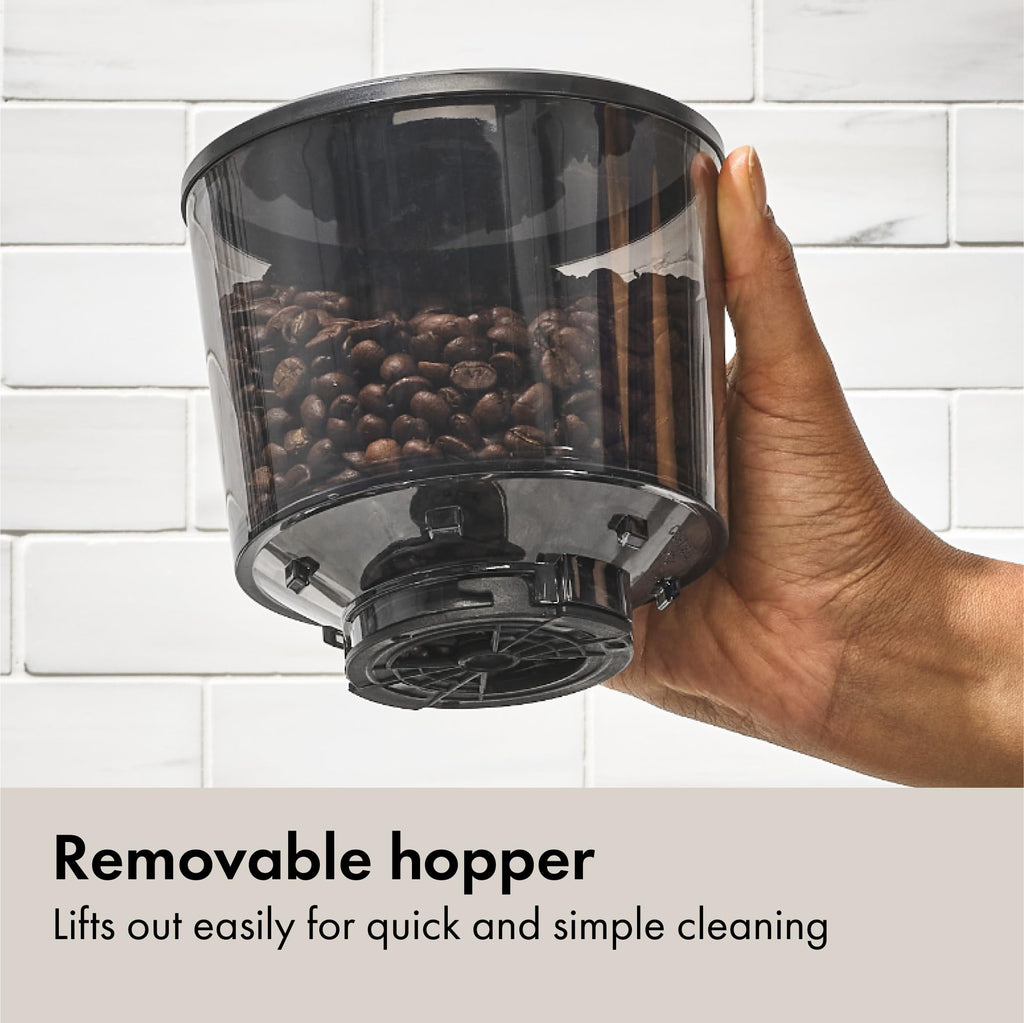 Electric Coffee Bean Grinder 12 Oz Silver P6652