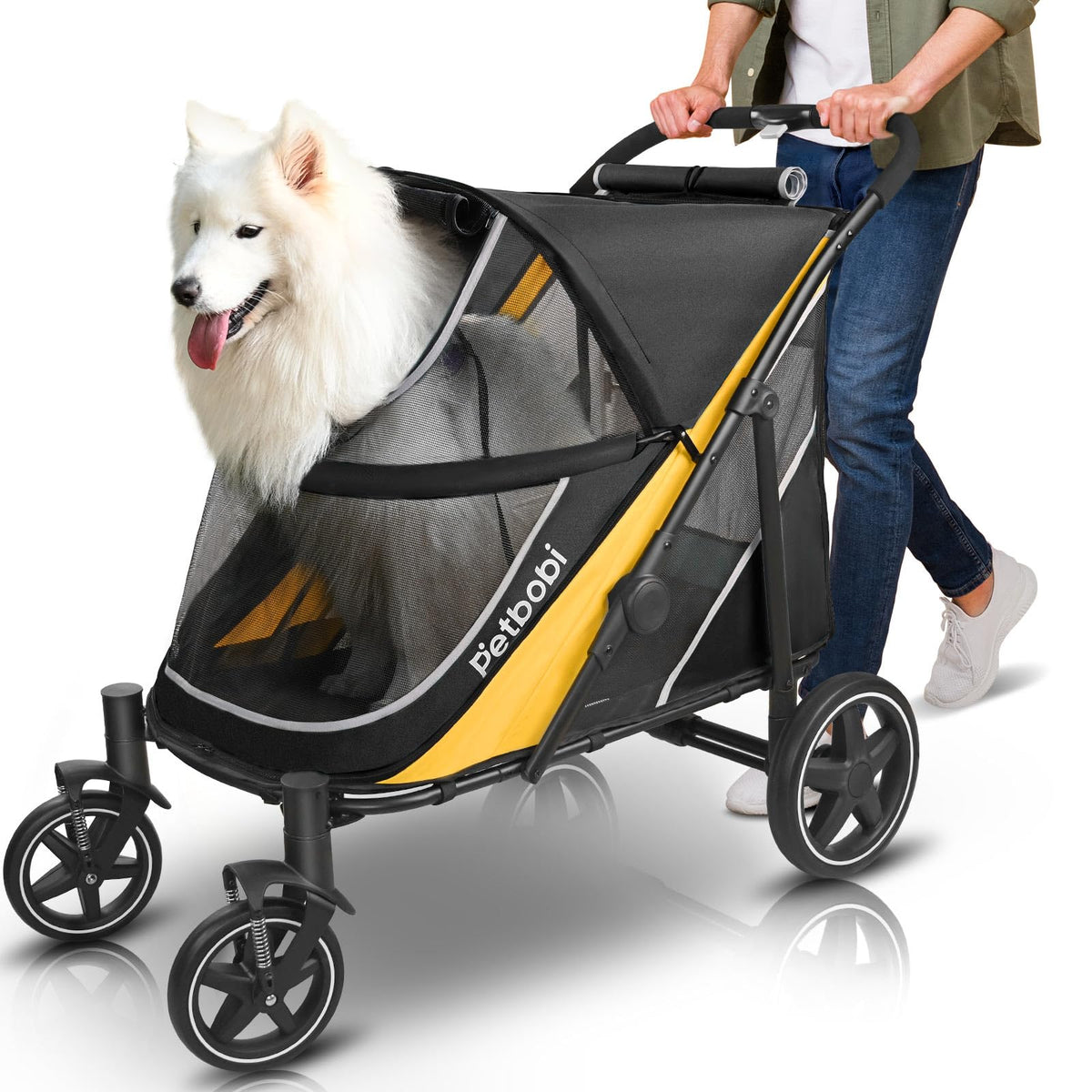 Dog Stroller for Large Medium Dogs up to 80 lbs L5505
