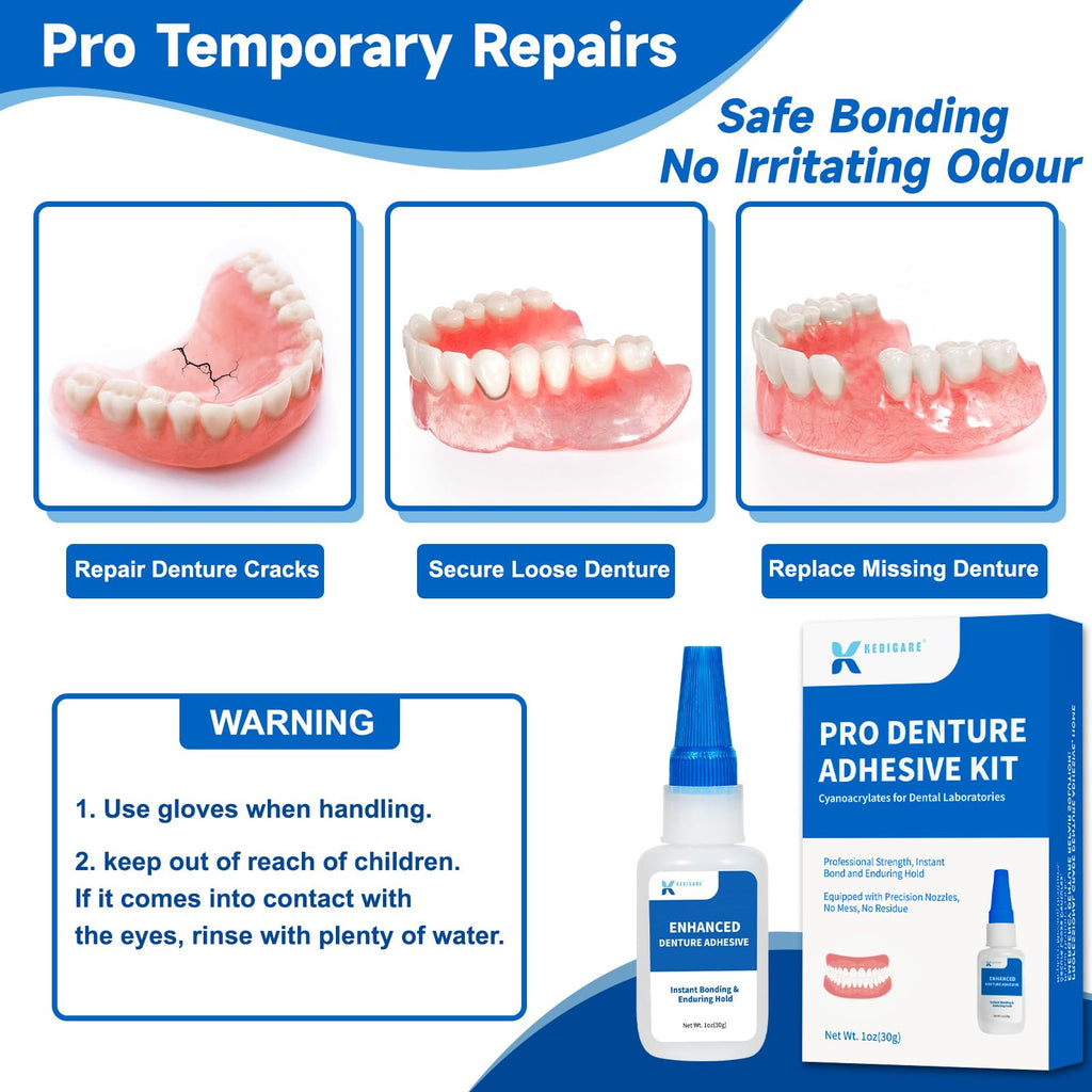 1 oz Denture Repair Adhesive Kit N126