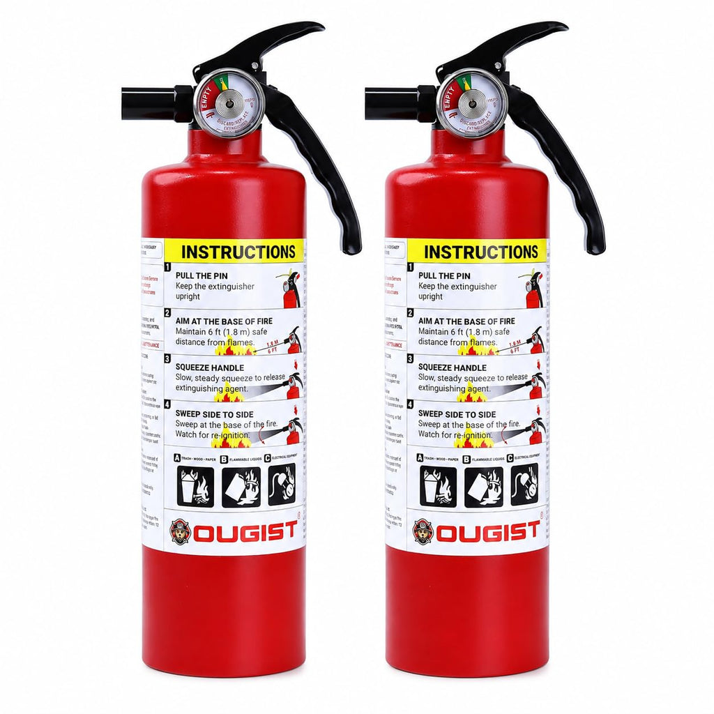 2.5 lb Dry Chemical ABC Fire Extinguisher, 2 Pack J22288