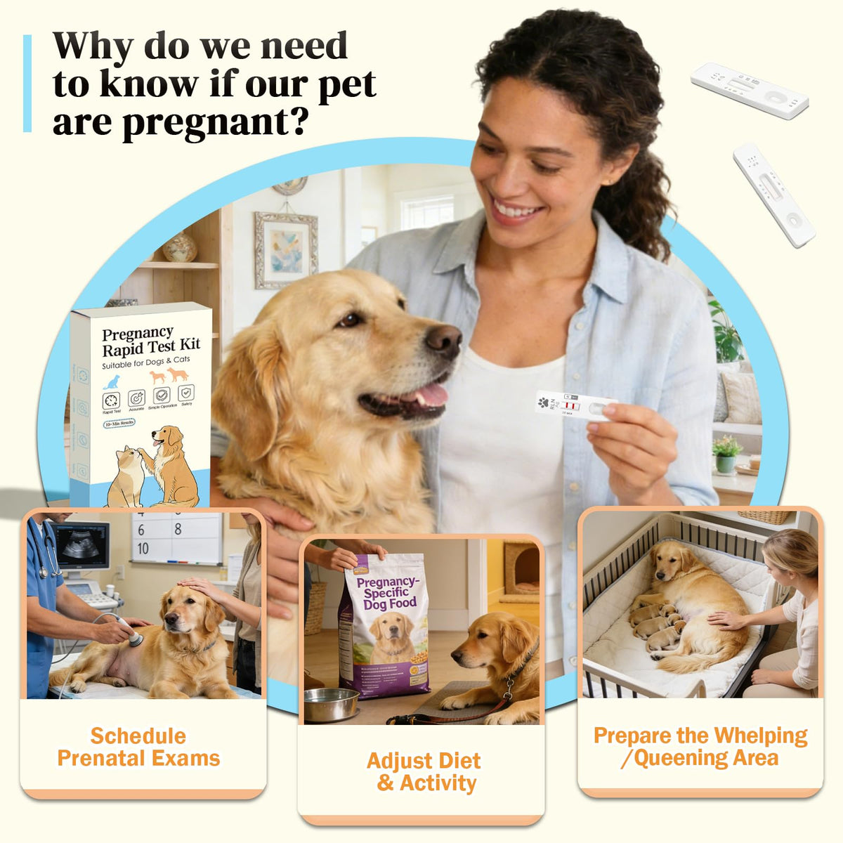 Dog & Cat Pregnancy Test Kit J66457