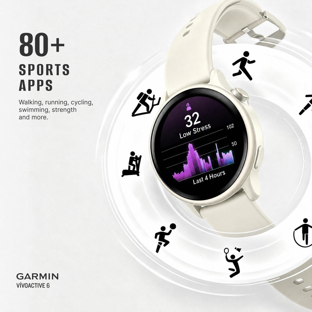 Health and Fitness GPS Smartwatch with AMOLED Display T732808