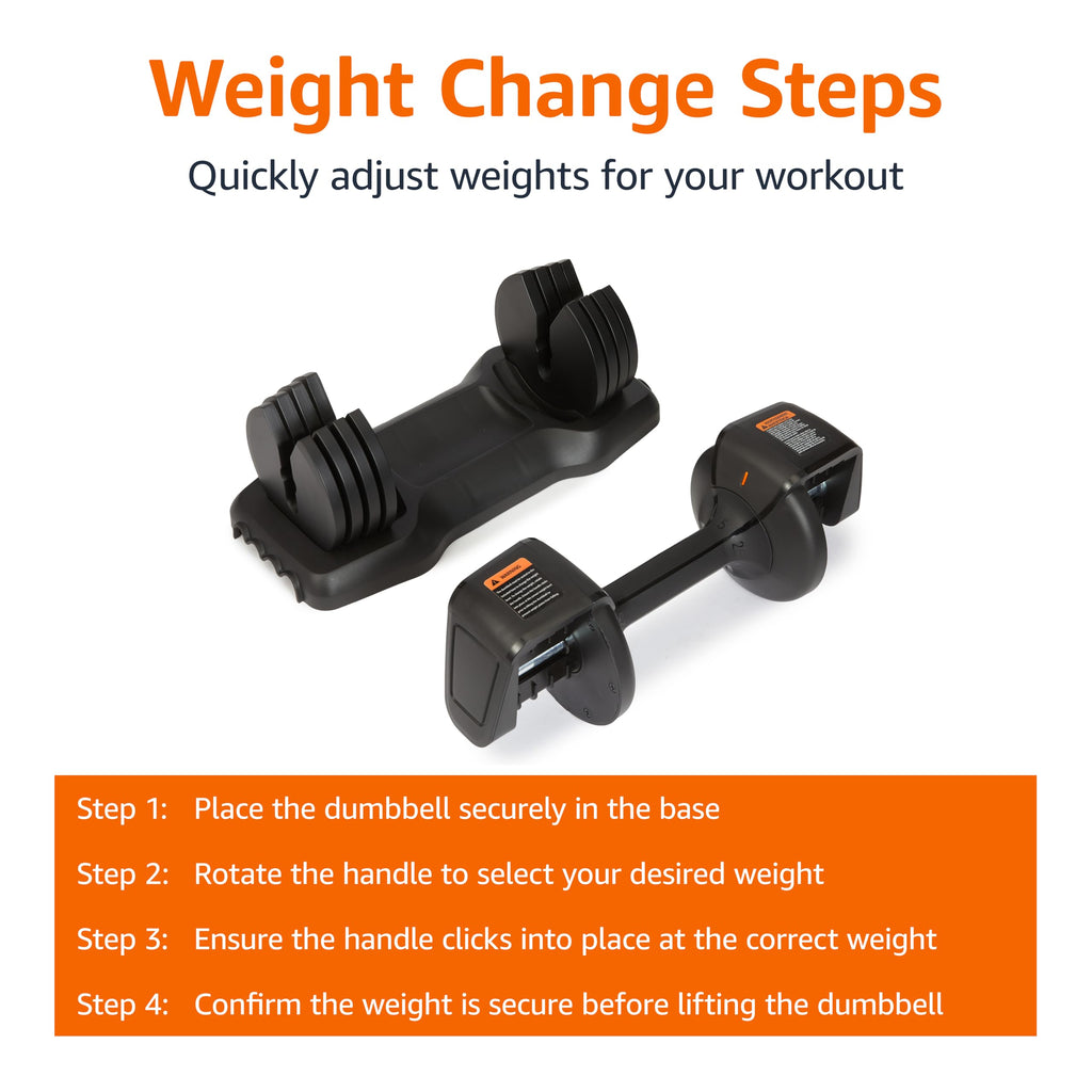 Adjustable Dumbbell, 25 lb K8762