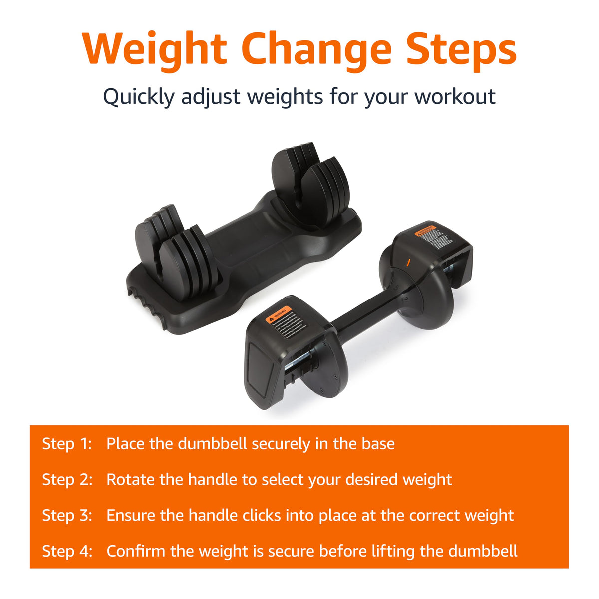 Adjustable Dumbbell, 25 lb K8762
