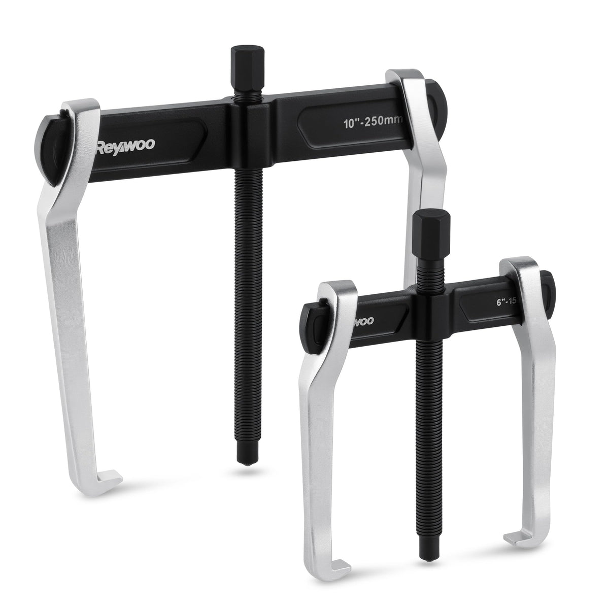 2-Jaw Gear Puller Set, 2 Pack Heavy-Duty Bearing, Flywheel, Pulley and Gear Remover Tool Z142