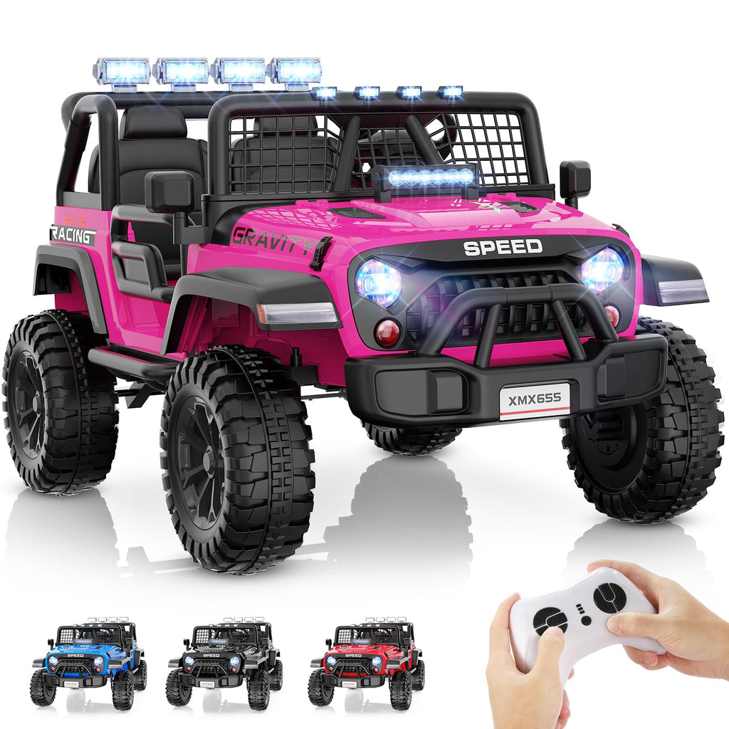 24V 2 Seater Pink Ride On Car T72983