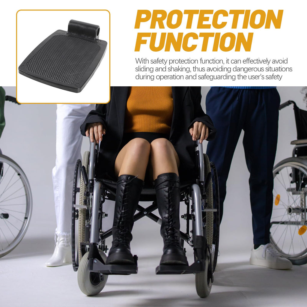 Wheelchair Footrest Pair Plastic Footplates F9281
