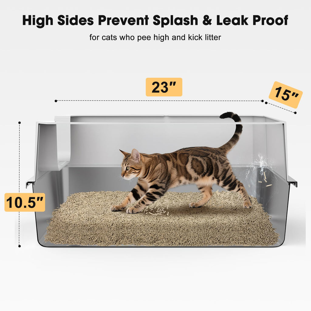Stainless Steel Cat Litter Box L5397