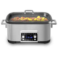 12-in-1 Programmable 8 Quart Slow Cooker with Steaming Rack S341
