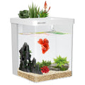 Smart Betta Fish Tank 1.5 Gallon Aquarium with Filter LED Light Q23579