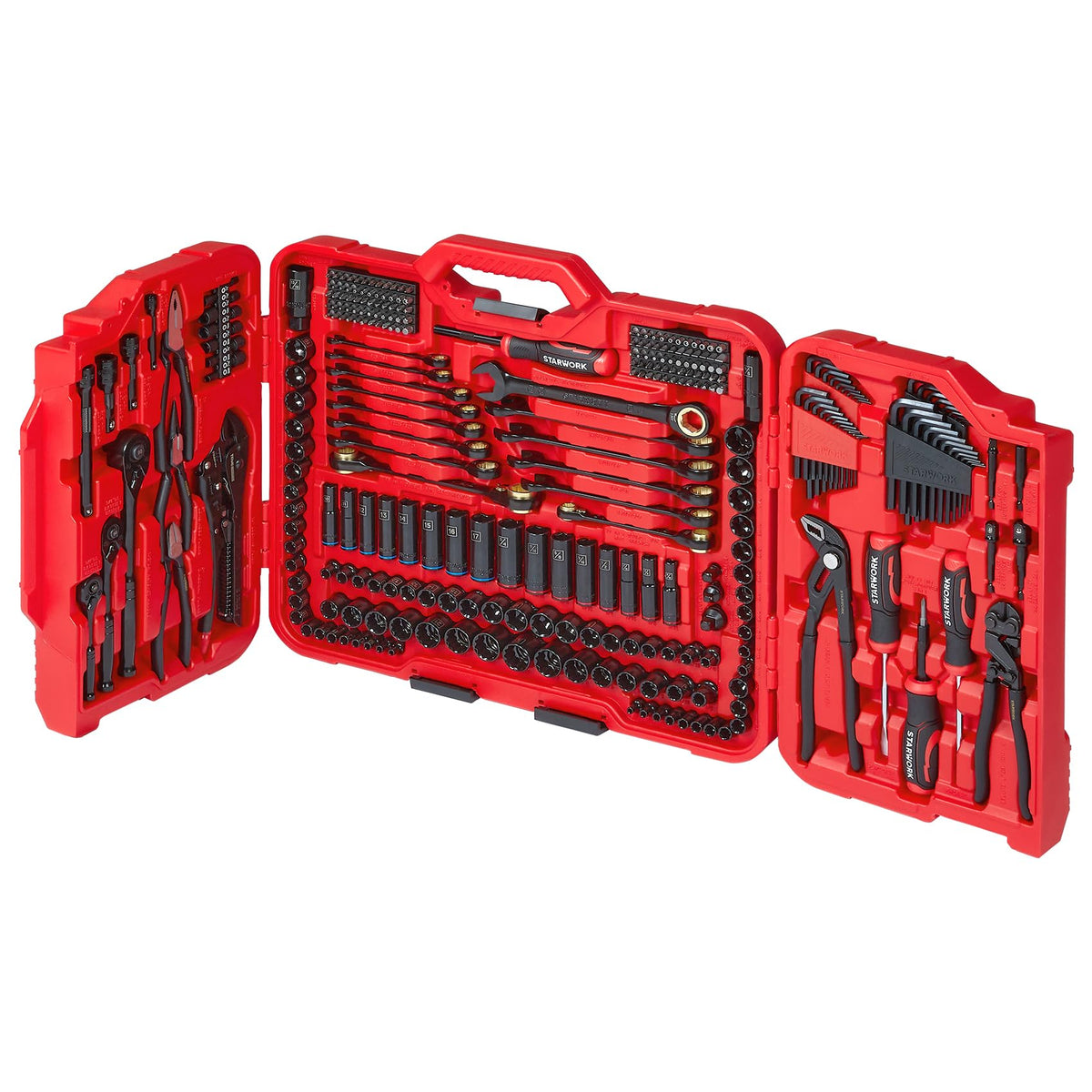 312-Piece Mechanics Tool Set and Socket Set O256