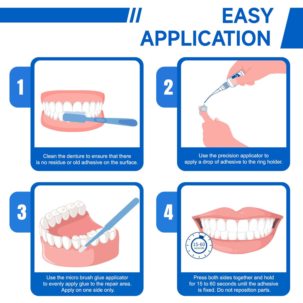 1 oz Denture Repair Adhesive Kit N126