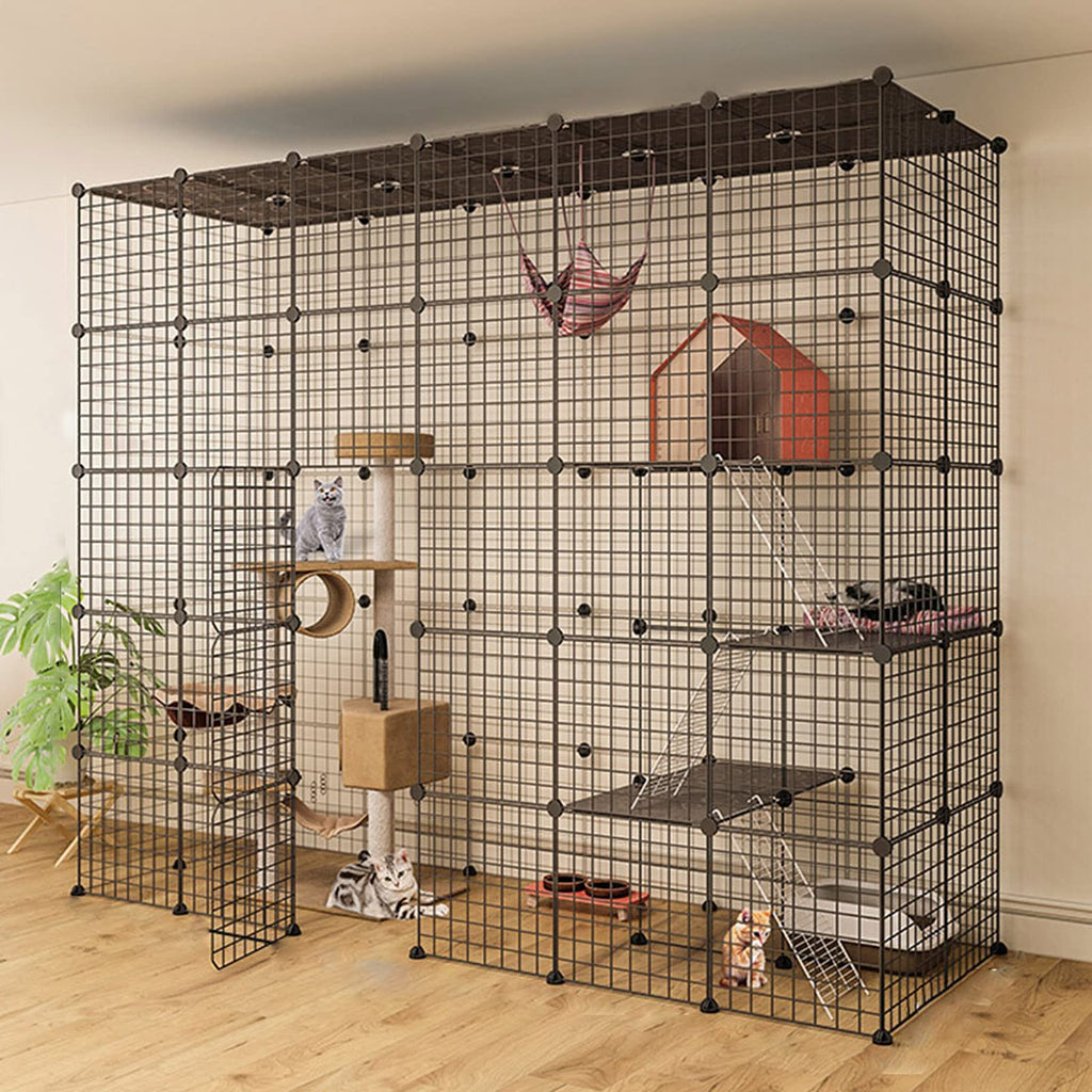 Metal Wire Small Animal Cage 219 * 75 * 182cm W5393