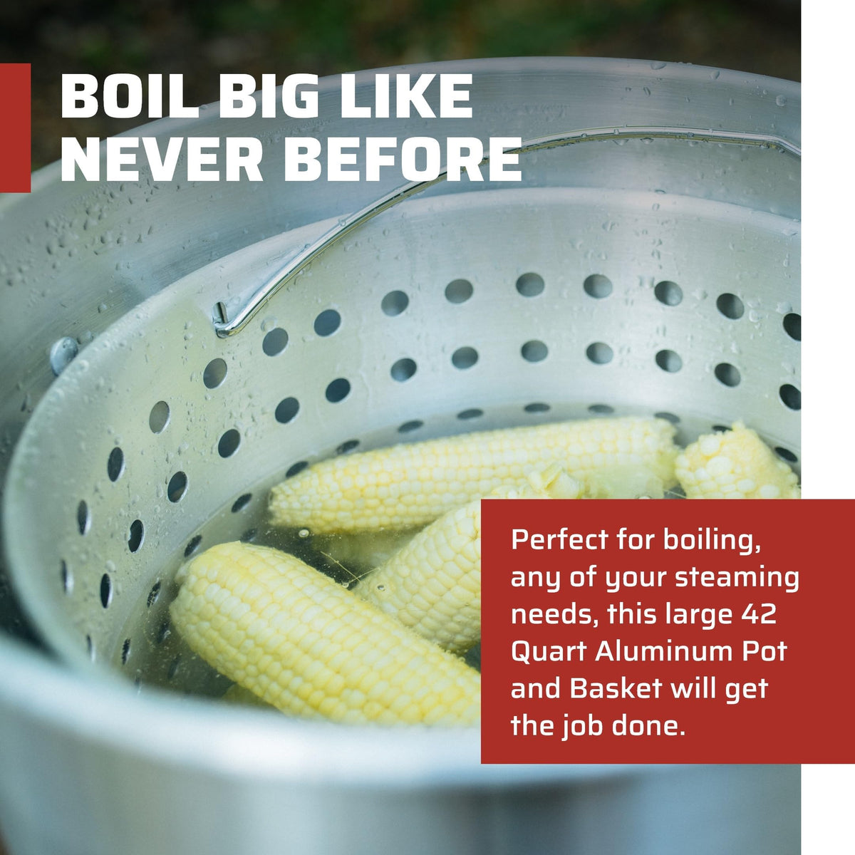 42-Quart Aluminum Pot J405
