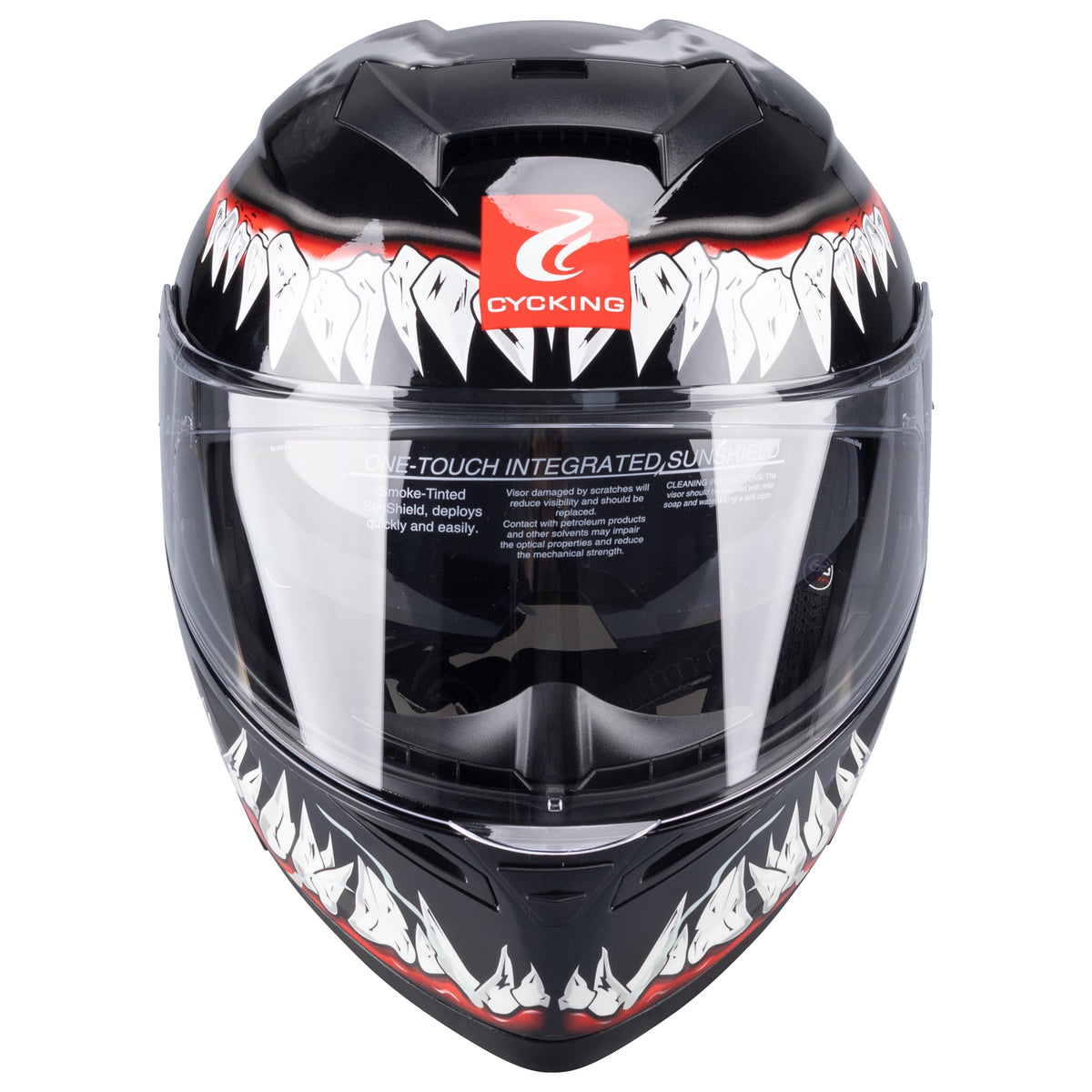 Modular Flip Up Full Face Motorcycle Helmet with Dual Visor Y449548