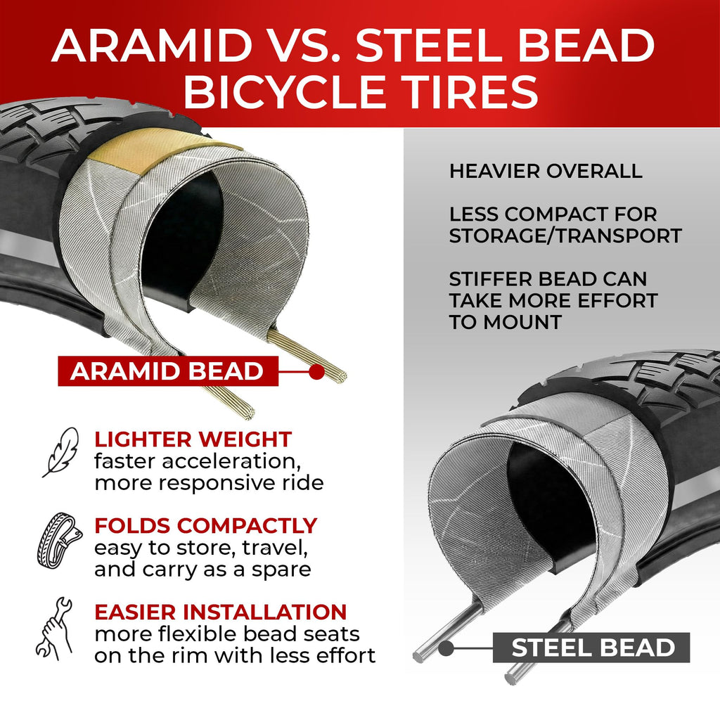 700x35c Foldable Hybrid Bike Tires Q675