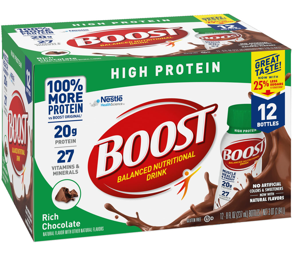 High Protein Nutritional Drink Rich Chocolate 8 FL OZ 12 CT G52636