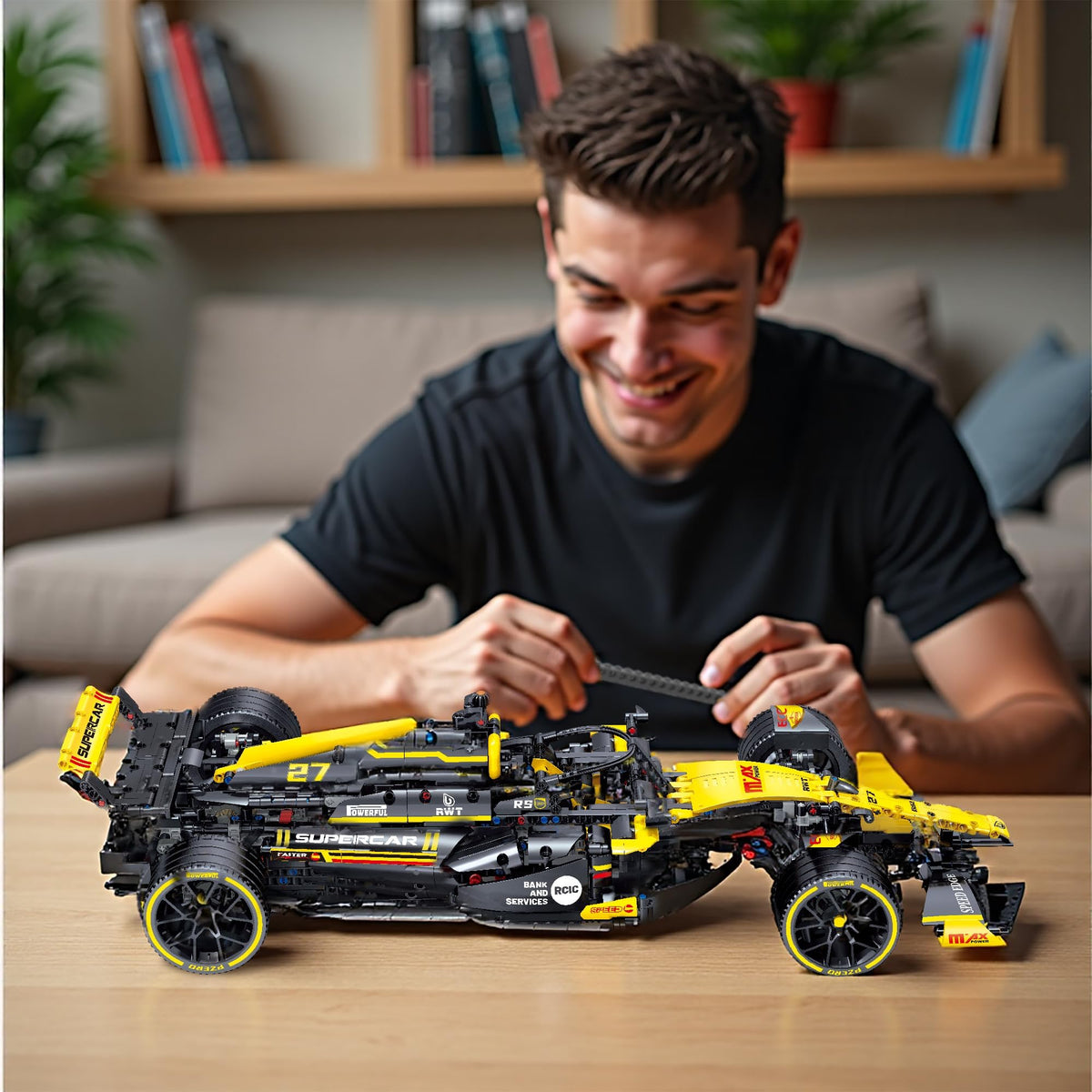 1:8 Scale 1650+ PCS Racing Car Building Kit K299263