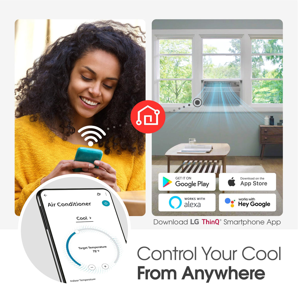 8000 BTU White Window Air Conditioner O11484