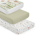 3-Piece Baby Crib Sheets Set Fitted Standard Size C719