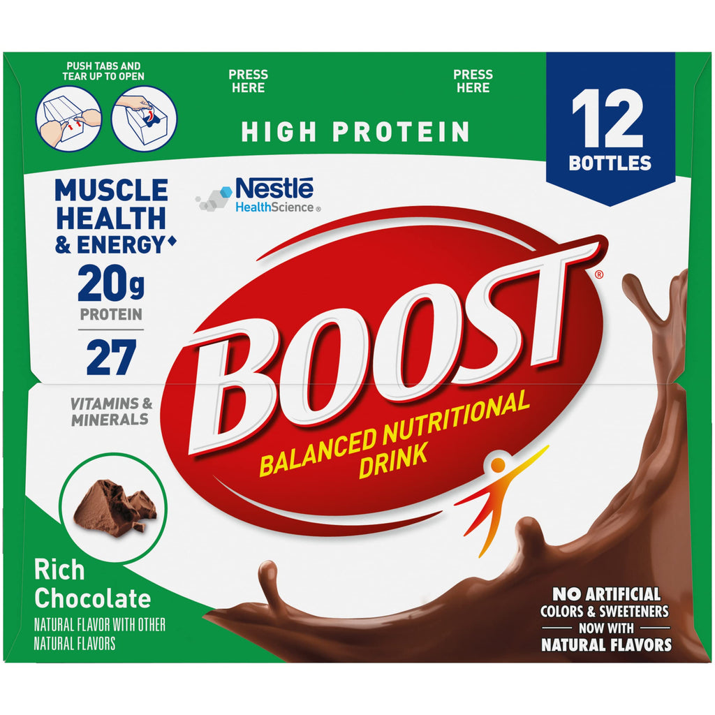 High Protein Nutritional Drink Rich Chocolate 8 FL OZ 12 CT G52636