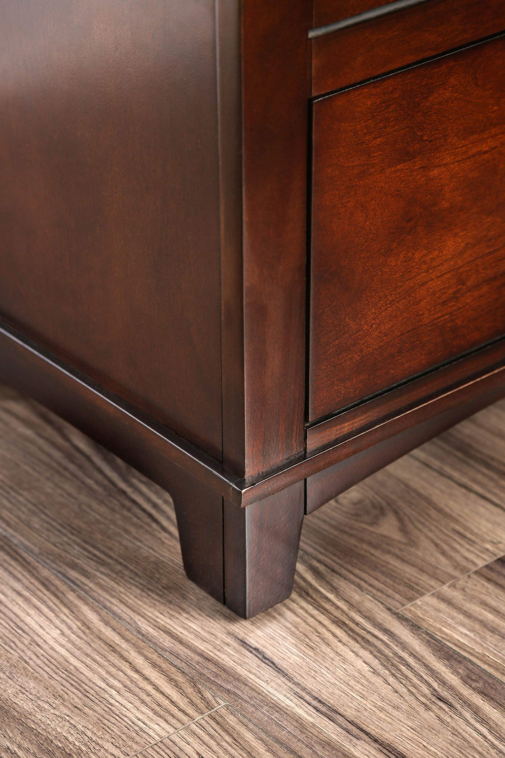 Brown Cherry 3-Piece California King Bedroom Set X1885