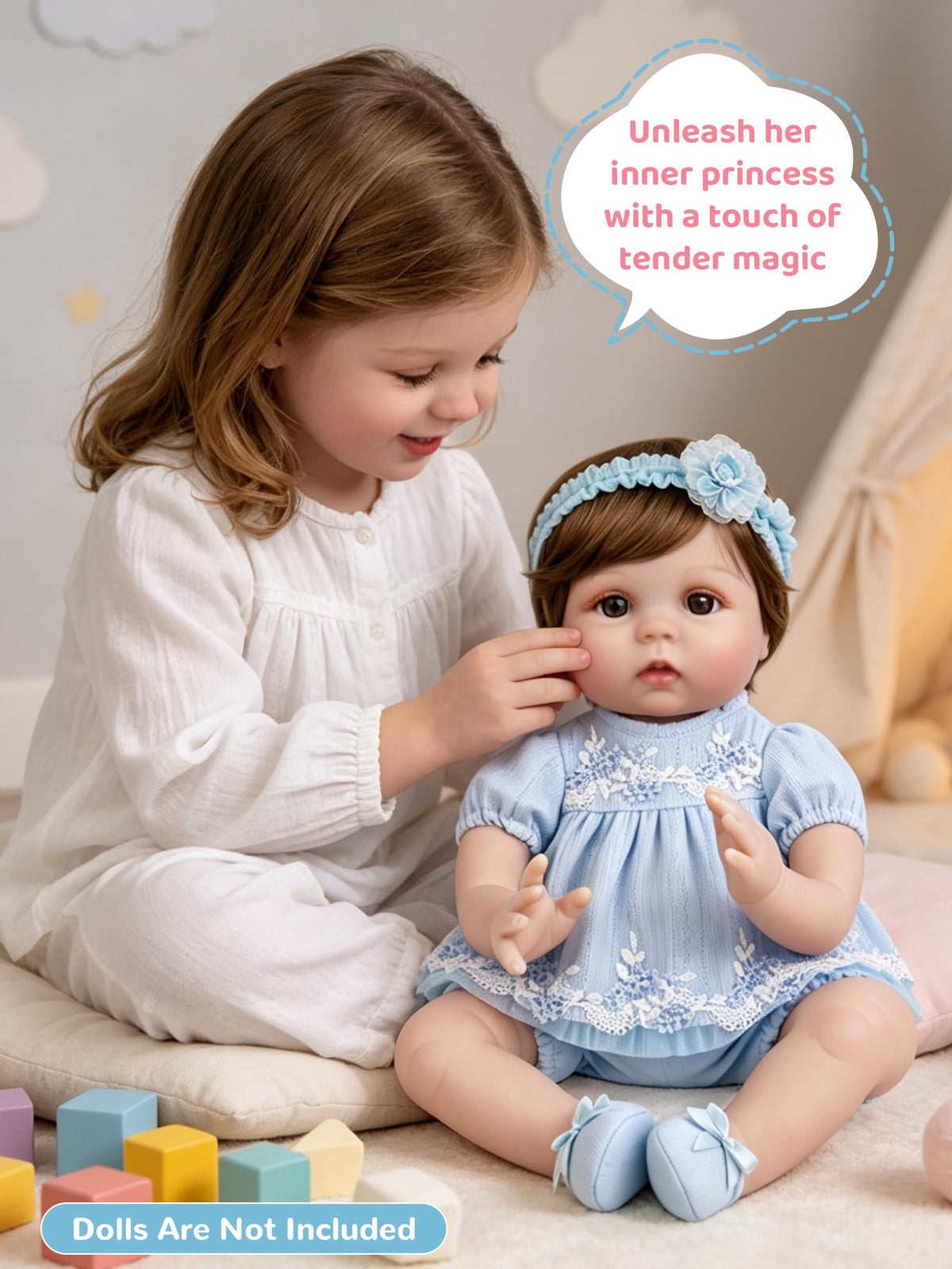 Blue Baby Doll Clothes 17-20 Inches X258411