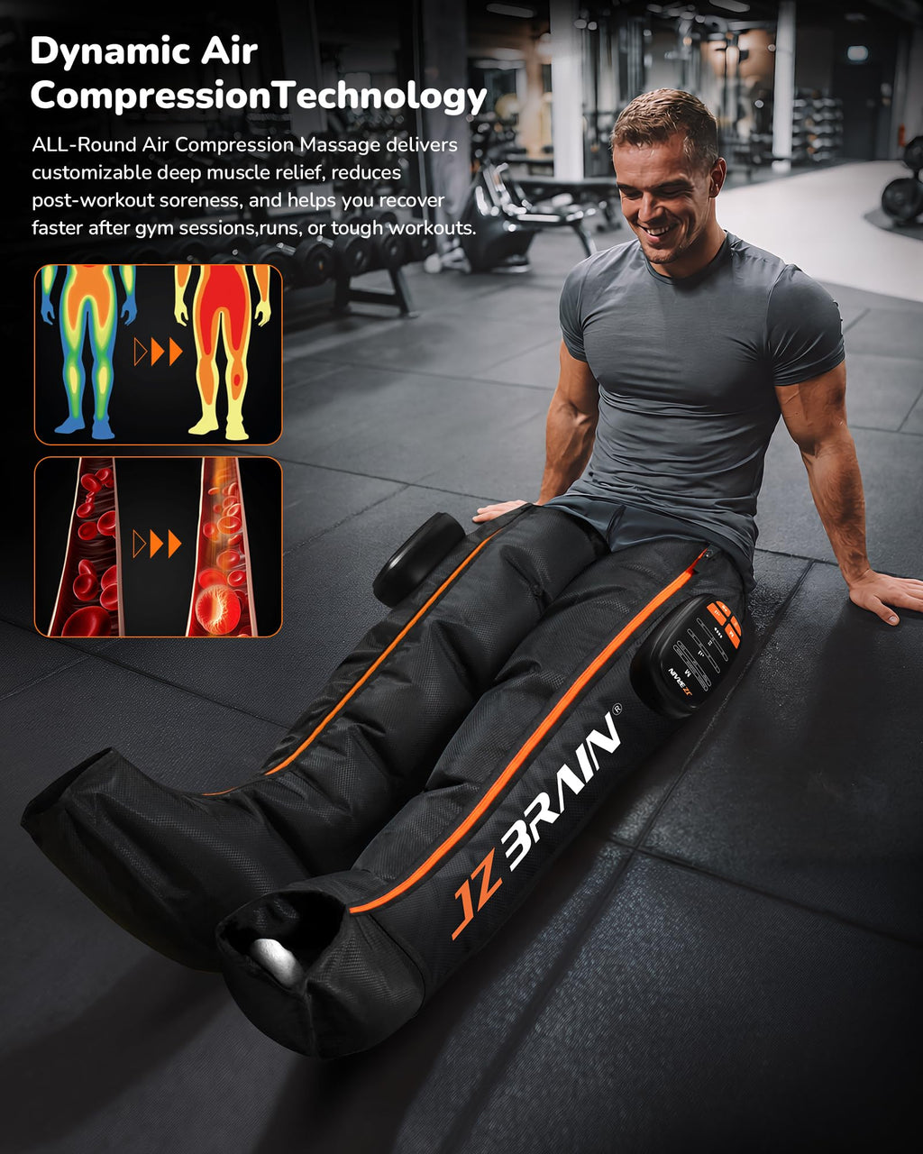 Cordless Rechargeable Leg Compression Boots S181927