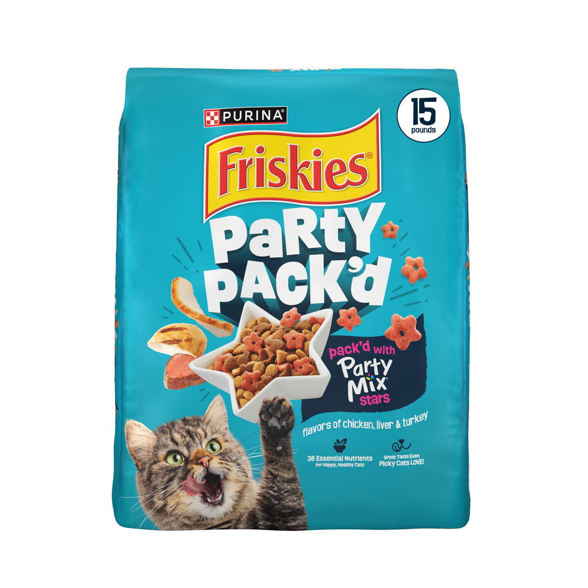 Dry Cat Food 15 lb. Bag I44189