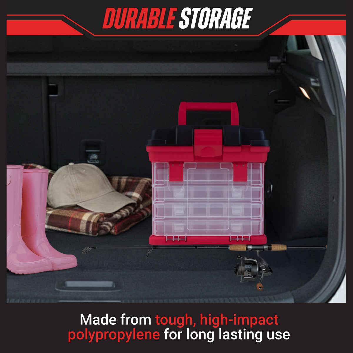 Portable Tool Box Small Parts Organizer with Drawers A9812