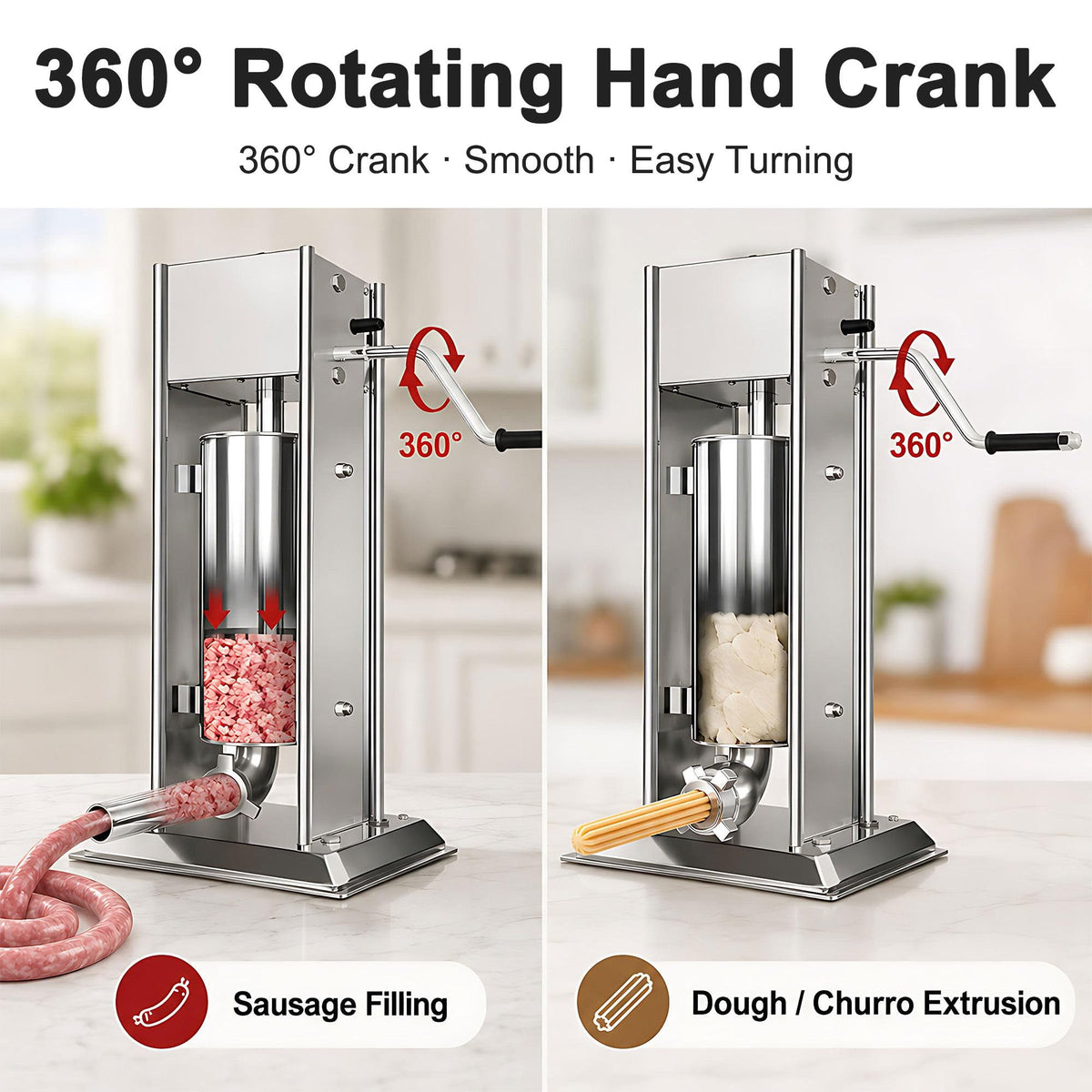 Sausage Stuffer and Churro Machine Combo T1175