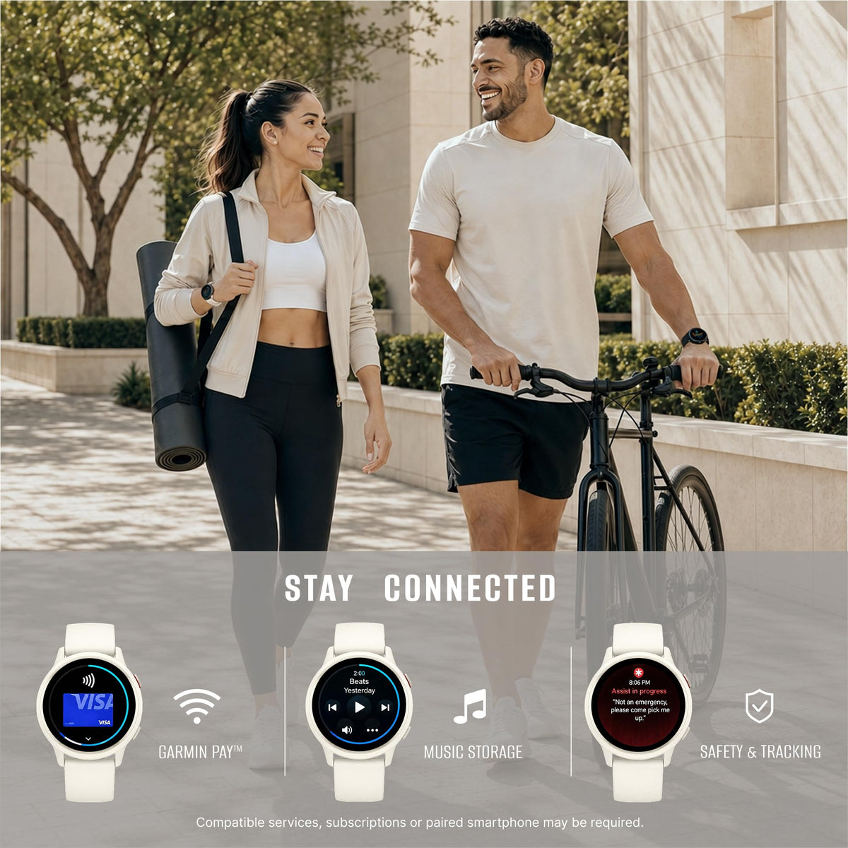Health and Fitness GPS Smartwatch with AMOLED Display T732808
