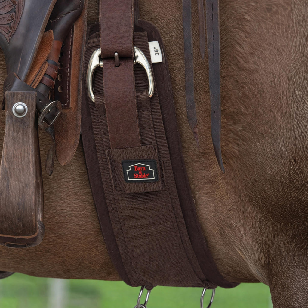 Western Horse Cinch with Stainless Steel Buckles F386780