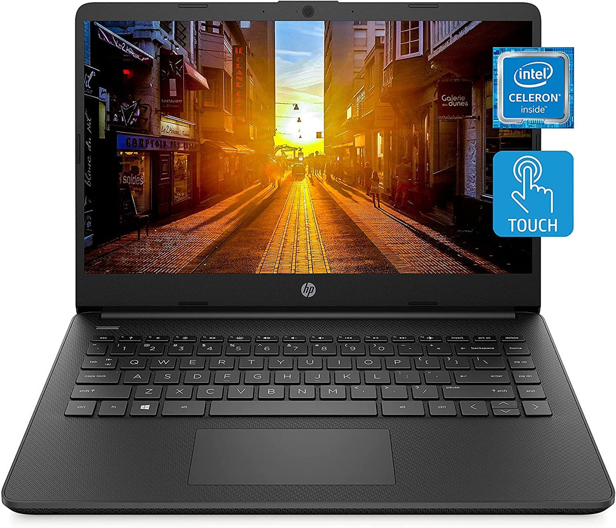 14 Laptop, Intel Celeron N4120, 4 GB RAM, 64 GB Storage, HD Touchscreen, Windows 11 L818342