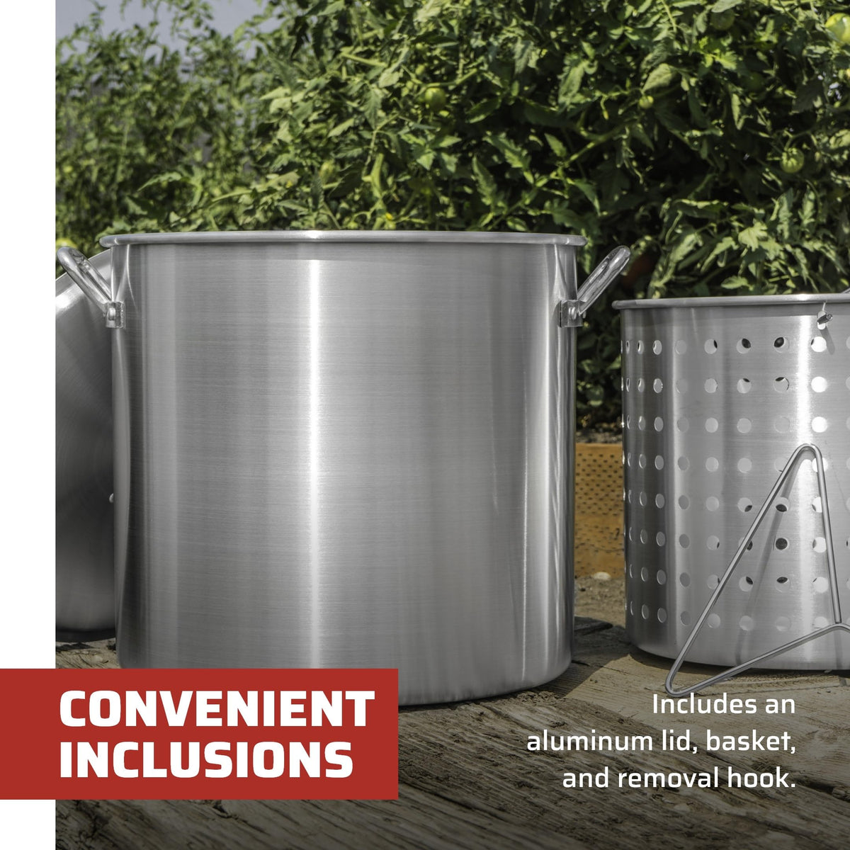 42-Quart Aluminum Pot J405