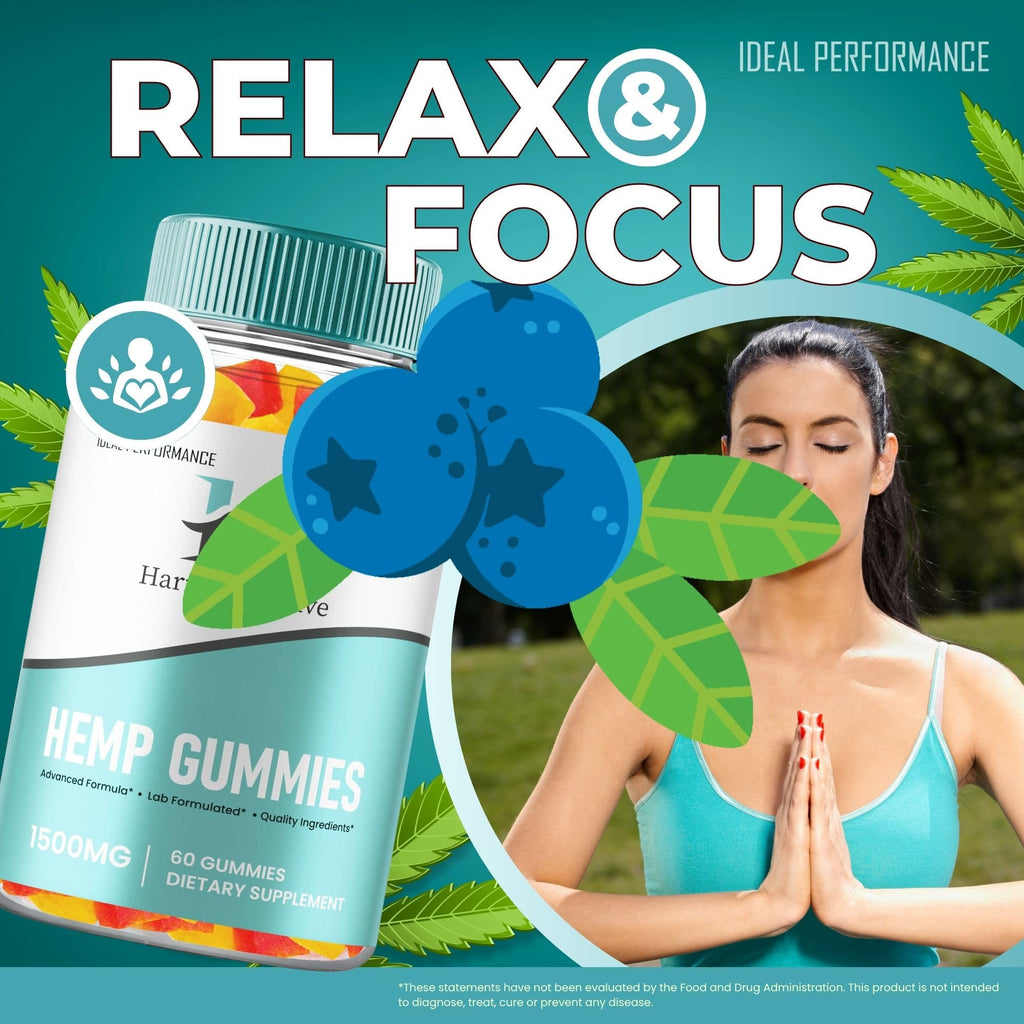 Hemp Gummies Maximum Strength All Natural 3 Pack B4892