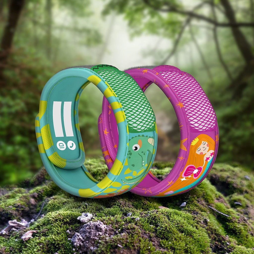 Mosquito Repellent Pack - 2 Kids Wristbands & 2 Refills Y16757